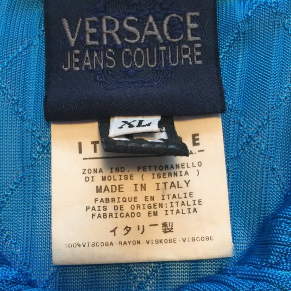 VERSACE MENS JEAN COUTURE POLO - Picture 2 of 4